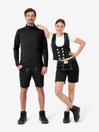 Damen Zunftshorts Hans schwarz